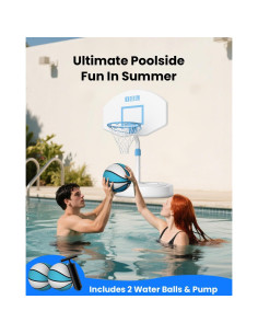 Aro de Baloncesto IGL para Piscina con Tablero 91 cm 2