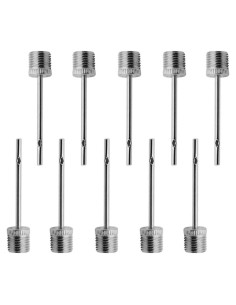 100 Agujas de Bomba de Pelotas Famgee Acero Inoxidable