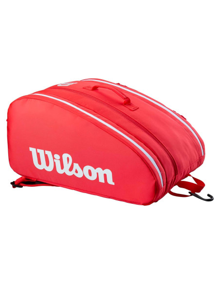Bolsa de Pickleball Wilson Super Tour Roja 56x41x28cm