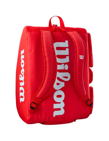 Bolsa de Pickleball Wilson Super Tour Roja 56x41x28cm