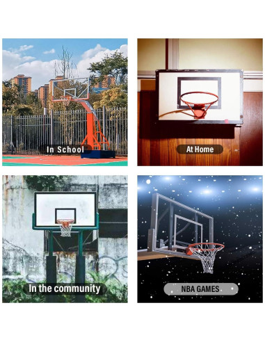 Red de Baloncesto PSLER Ballnet Blanca 22" (55.88 cm) 12 Lazos