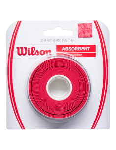 Overgrips Wilson AbsorbX Padel 3 Pack Rojo 11.43 cm