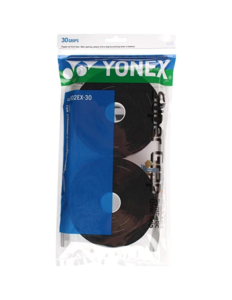 Empuñadura de Tenis YONEX Super Grap 30 Envueltas Blanca