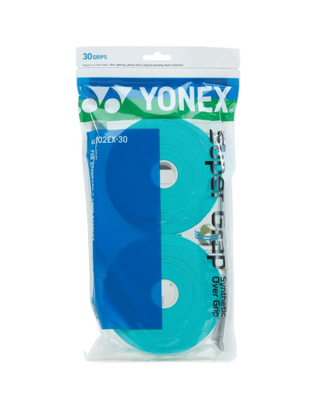 Empuñadura de Tenis YONEX Super Grap 30 Envueltas Blanca