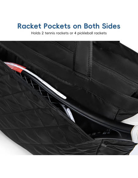 Bolsa de Tenis Tote KAVIGOR Acolchada 40L Resistente al Agua