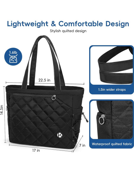 Bolsa de Tenis Tote KAVIGOR Acolchada 40L Resistente al Agua