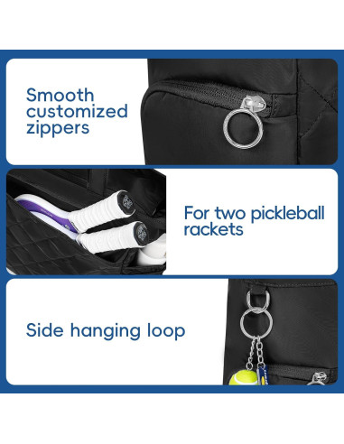 Bolsa de Tenis Tote KAVIGOR Acolchada 40L Resistente al Agua