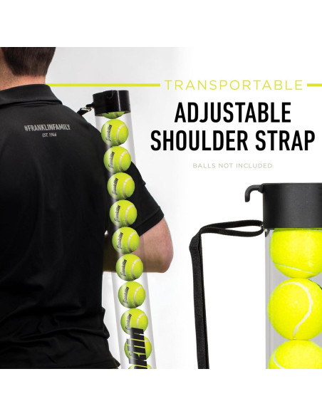 Tubo Recogedor de Pelotas Franklin Sports para Tenis y Padel - 93.98 cm