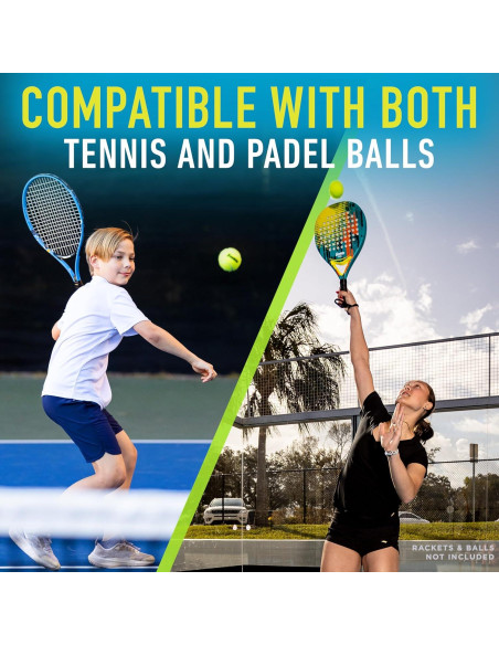 Tubo Recogedor de Pelotas Franklin Sports para Tenis y Padel - 93.98 cm