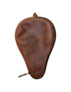 Funda de Cuero para Paleta de Ping Pong Hide & Drink - Marrón