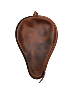 Funda de Cuero para Paleta de Ping Pong Hide & Drink - Marrón 2