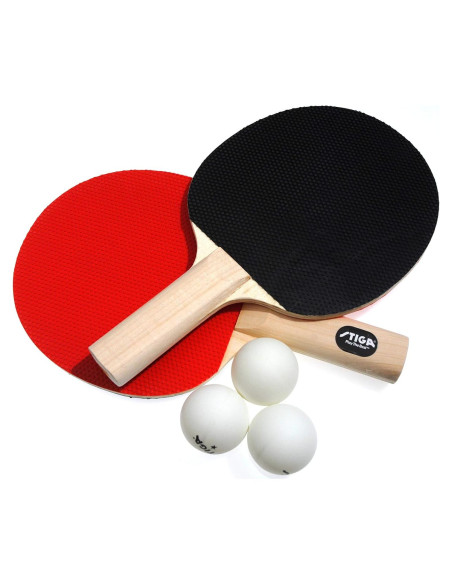 Set de Tenis de Mesa STIGA Master para 2 Jugadores - Raquetas y Pelotas