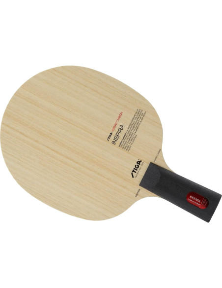 Paleta de Tenis de Mesa Stiga Inspira Híbrido Carbono 90g