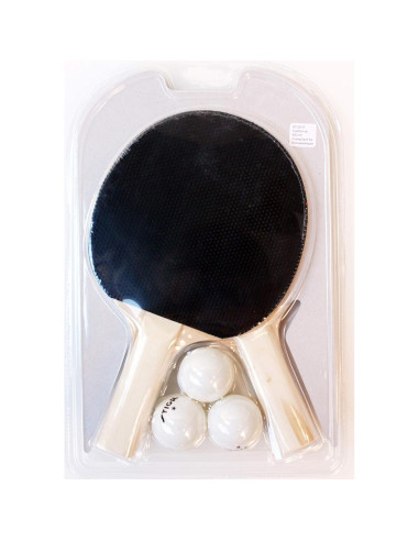 Set de Tenis de Mesa STIGA Master para 2 Jugadores - Raquetas y Pelotas