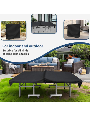Cubierta Impermeable para Mesa de Tenis Femuar 184.7x165.1 cm