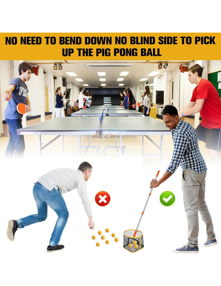 Recolector de Pelotas de Pingpong POPETPOP Telescópico 95cm