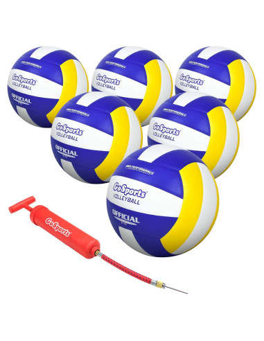 Balones de Voleibol Competencia GoSports - Paquete de 6