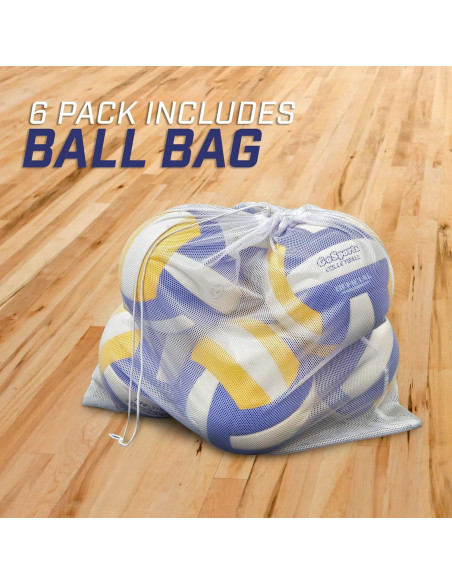 Balones de Voleibol Competencia GoSports - Paquete de 6