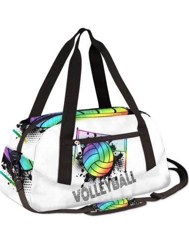 Bolsa de Deporte Duffle Arcoíris para Niños 47x24x20cm