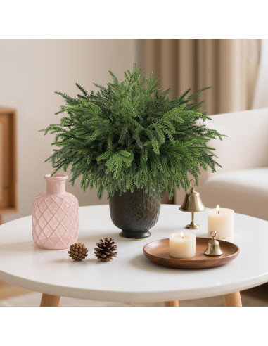 12 Ramas de Pino Norfolk Artificiales 45.72cm Wsorik