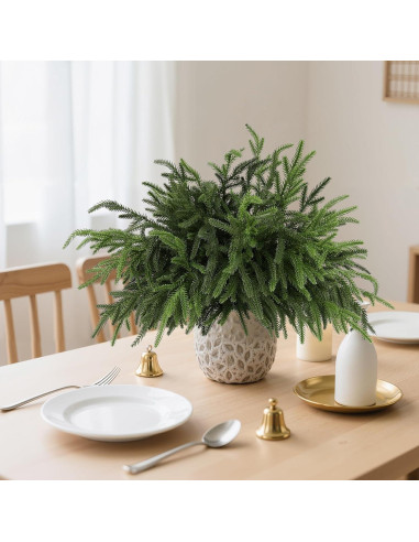 12 Ramas de Pino Norfolk Artificiales 45.72cm Wsorik