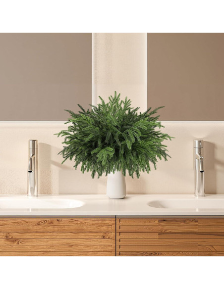 12 Ramas de Pino Norfolk Artificiales 45.72cm Wsorik