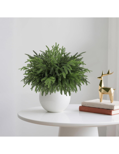 12 Ramas de Pino Norfolk Artificiales 45.72cm Wsorik