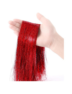 3000pcs Espumilla de Hielo Roja JXITON 45.72cm Decoración Navidad