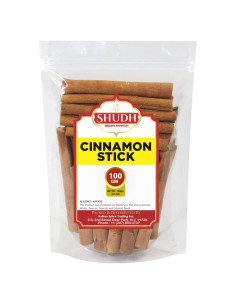 Palitos de Canela Cassia SHUDH 100g - 100% Natural Gourmet