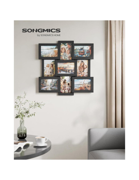 Set de 9 Marcos de Collage SONGMICS para Fotos 10x15 cm