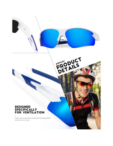 Gafas de sol deportivas ANYLUV A61-2-8 polarizadas UV