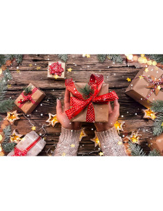 24 Piezas Decoraciones de Pino Artificial Geefuun - Agujas y Cuerda de Yute 2