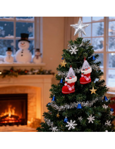 2 Piezas Botas de Caramelo de Navidad TOYANDONA 10 cm 2