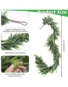 Guirnalda Navideña de Eucalipto 180 cm Oleitodh 2