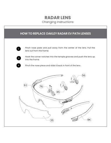 Lentes de Reemplazo Oakley Radar EV Path + Kit de Cuidado