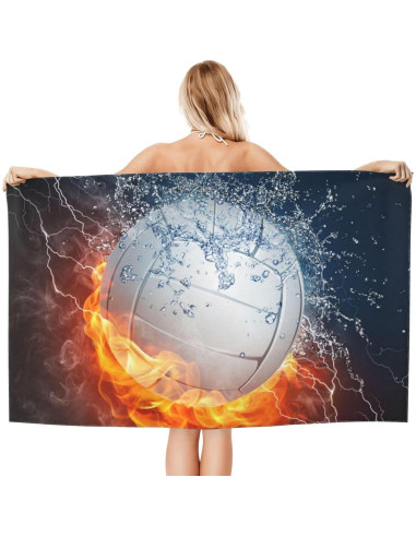 Toalla de Playa Grande VOOHDDY Microfibra 132x81cm Secado Rápido