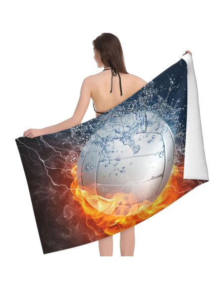 Toalla de Playa Grande VOOHDDY Microfibra 132x81cm Secado Rápido