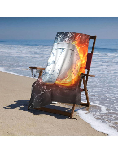 Toalla de Playa Grande VOOHDDY Microfibra 132x81cm Secado Rápido