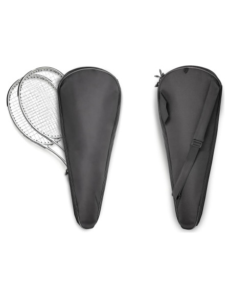 Funda Acolchada para 2 Raquetas de Tenis Silfrae Negra