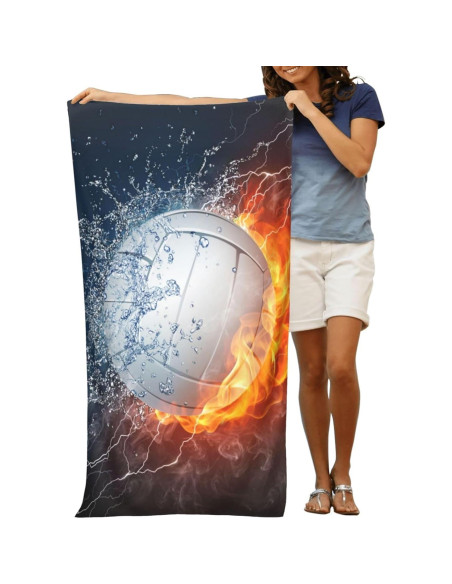 Toalla de Playa Grande VOOHDDY Microfibra 132x81cm Secado Rápido