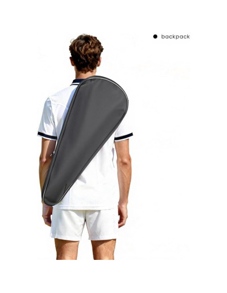 Funda Acolchada para 2 Raquetas de Tenis Silfrae Negra