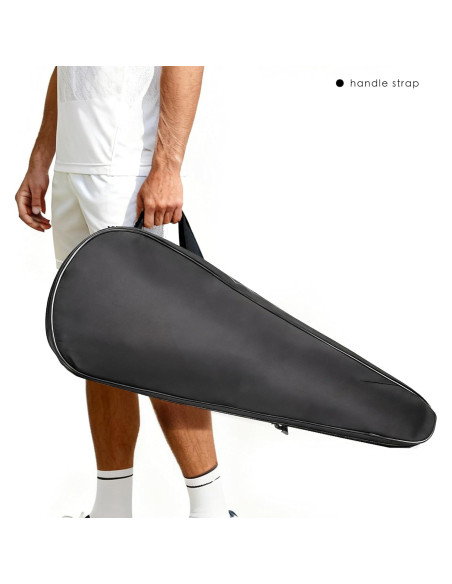 Funda Acolchada para 2 Raquetas de Tenis Silfrae Negra