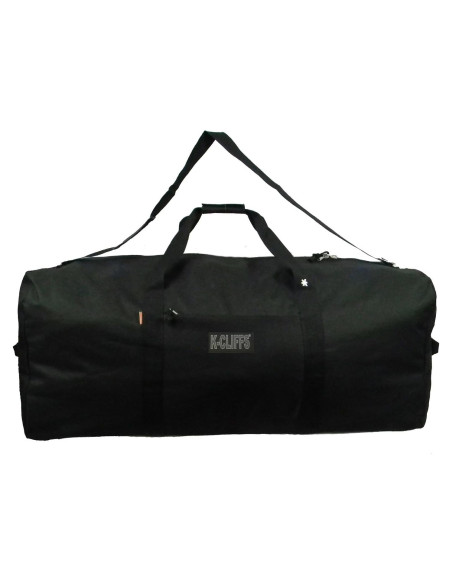 Bolsa de viaje duffel grande carga pesada negra 91.44 cm