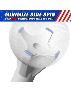 Tees de Golf Goashpeaot 120 Contar 8.26 cm con Marcado Profesional 2