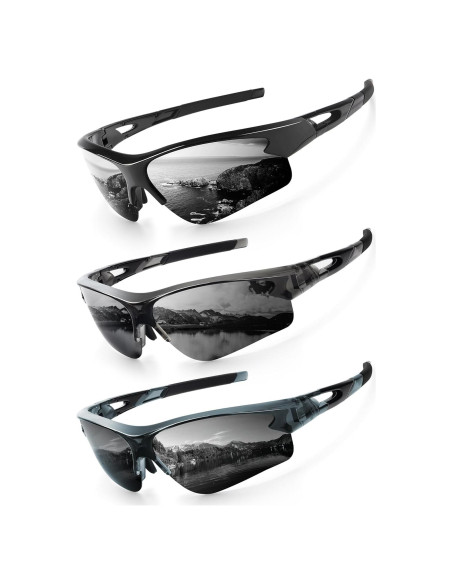 Gafas de sol deportivas ANYLUV A61-2-10-12 polarizadas UV Gafas de sol deportivas ANYLUV A61-2-10-12 polarizadas UV