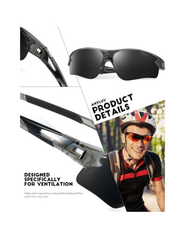 Gafas de sol deportivas ANYLUV A61-2-10-12 polarizadas UV