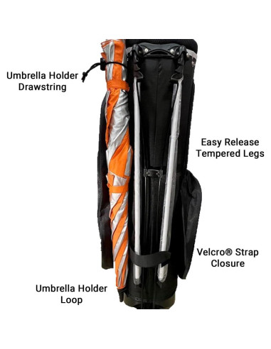 Bolsa de Golf de Pie Powerbilt Dunes 14 Vías Nylon 2.45 kg