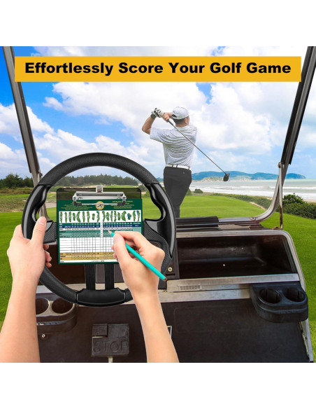 Soporte de Tarjeta de Puntuación para Carro de Golf LEAPGOMAX