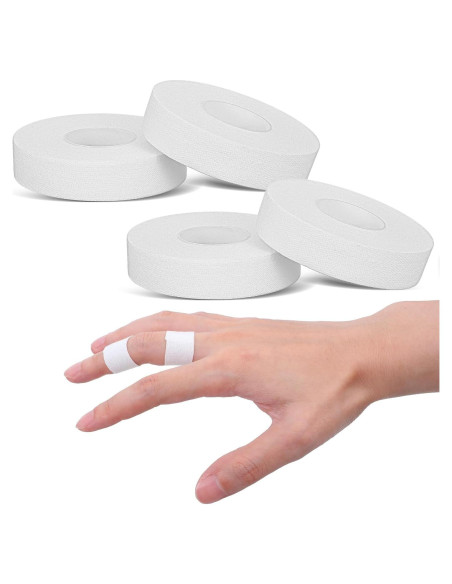 Cinta Atlética para Dedos TIESOME 4 Rollos 1.55 cm x 9.75 m