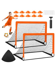 Juego de Porterías de Fútbol Noonchili 4x3 pies para Patio